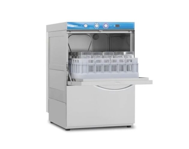 Lavavasos lavavajillas profesional para hostelería con cesta de 35x35
